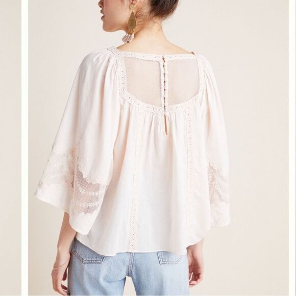 Anthropologie Valentia Peasant Blouse size 4 - Picture 4 of 15